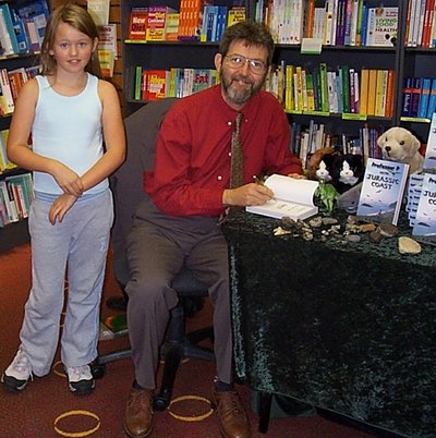 Image of Peter visiting Ottakar's Bookshop, Dorchester, Dorset