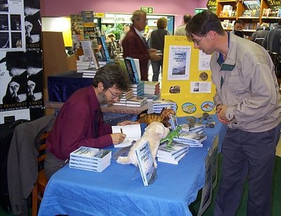 Image of Peter visiting Ottakar's Bookshop, Fareham, Hampshire
