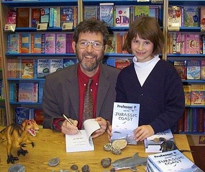 Image of Peter visiting Ottakar's Bookshop, Petersfield, Hampshire