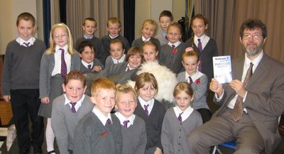 Image of Peter visiting Northstead Community Primary School, Scarborough, North Yorkshire