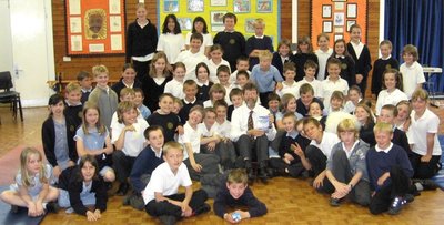 Image of Peter visiting Creech St Michael Primary School, Taunton, Somerset