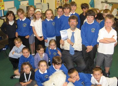 Image of Peter visiting St David's Primary School, Exeter