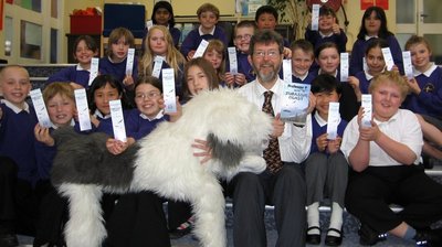 Image of Peter visiting St Sidwell's Primary School, Exeter, Devon