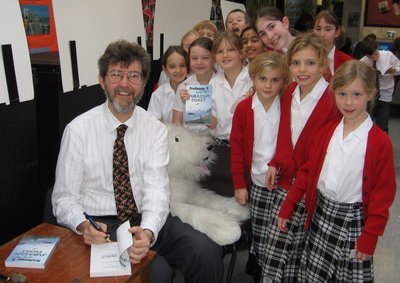Image of Peter visiting Downsend School, Leatherhead, Surrey