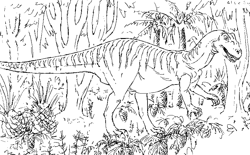 Click to download an illustration of: Allosaurus